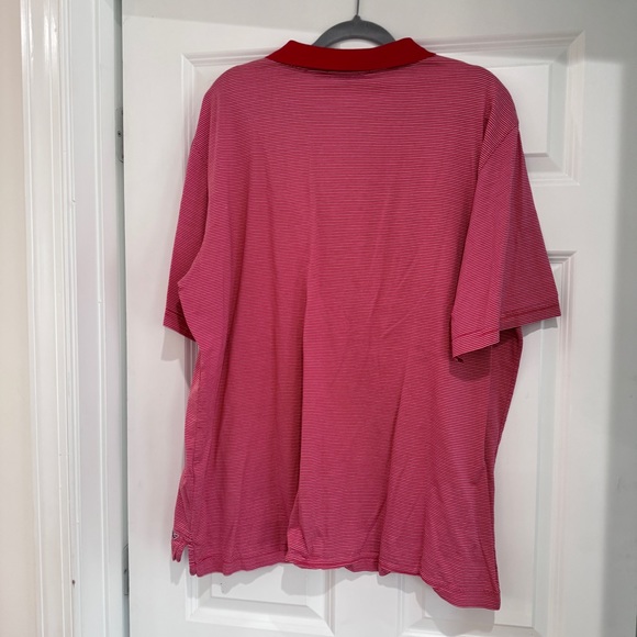 Vineyard Vines Red With White Stripes Men’s Polo XL - Picture 2 of 4